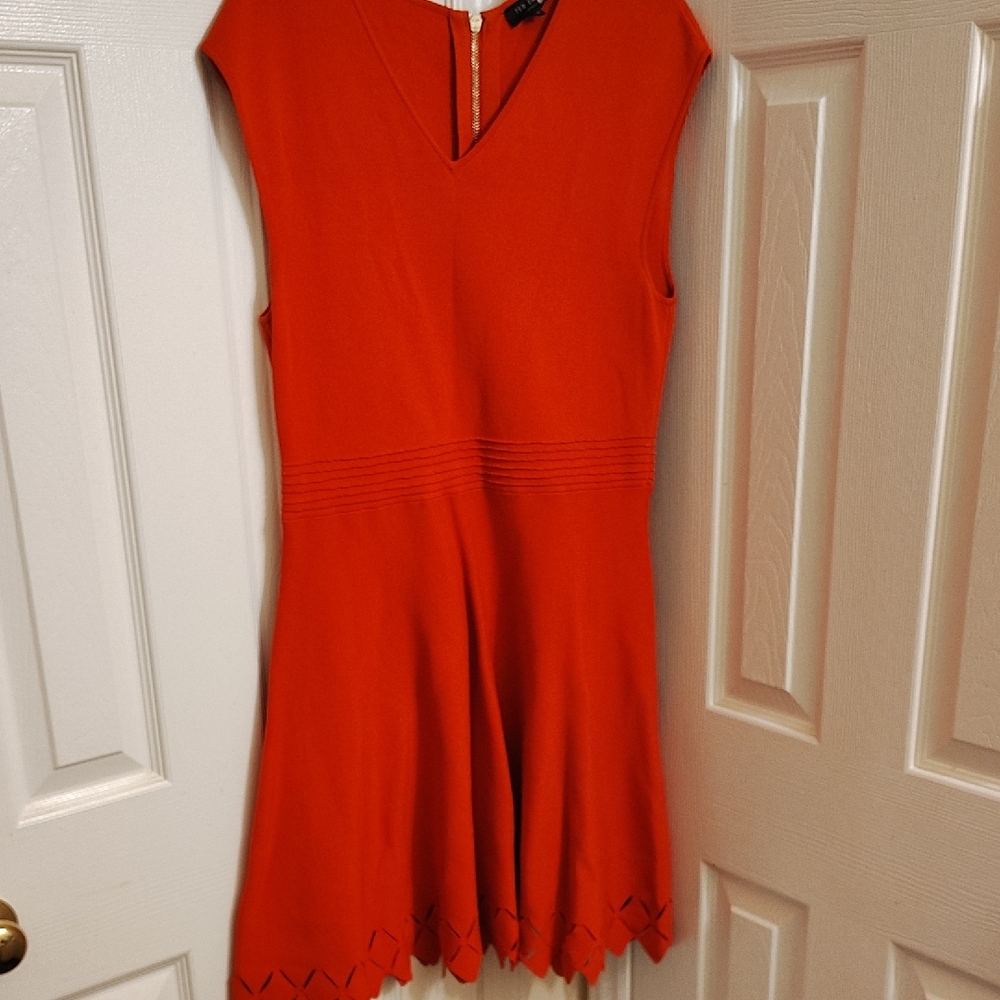 Ted Baker Orange Knit Top